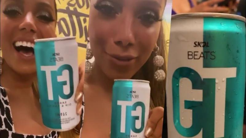 Anitta anuncia Skol Beats sabor gim tônica