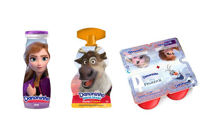 Danoninho lança produtos com embalagem de Frozen 2