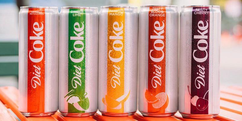 Diet Coke tem novos sabores