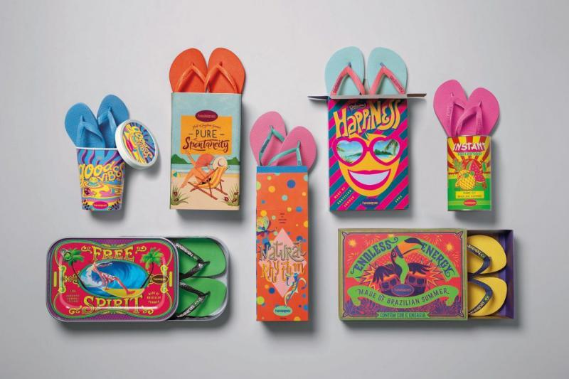 Havaianas: Campanha de lançamento de Embalagens