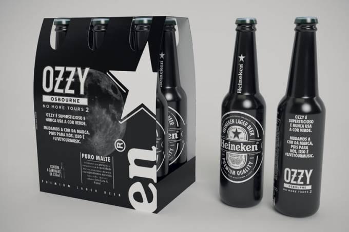 Heineken – garrafa homenageia Ozzy
