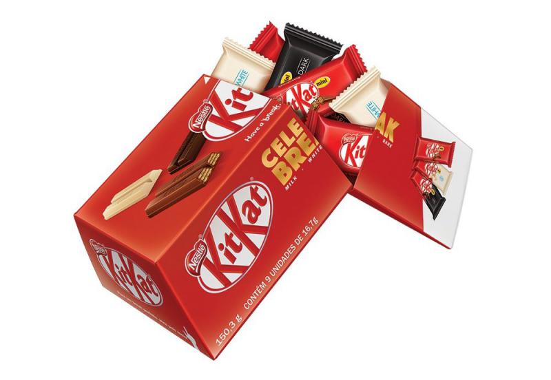 KitKat: caixa “quebrada” como o chocolate