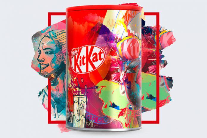 KitKat e suas latas personalizadas