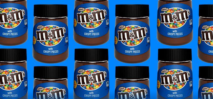 M&M’s lança creme de avelã com chocolate