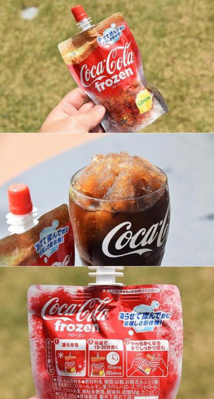 Coca-Cola lança bebida stand-up pouch no Japão