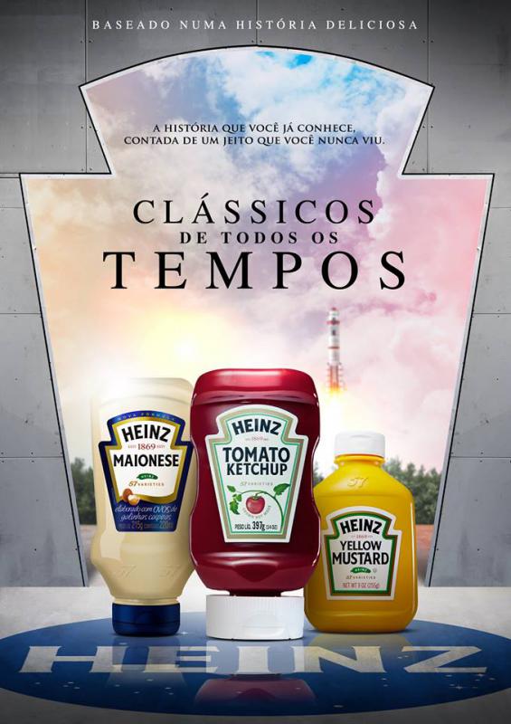 Embalagens da Heinz estrelam pôsteres de filmes indicados ao Oscar